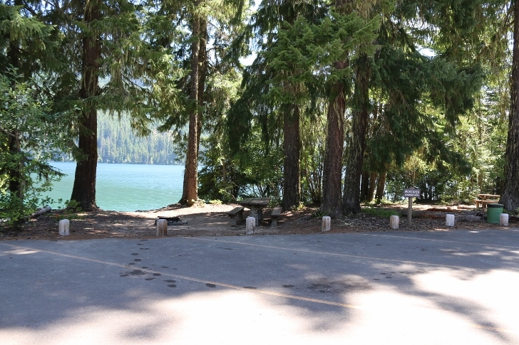 Camping in Washingtons Kachess Campground.